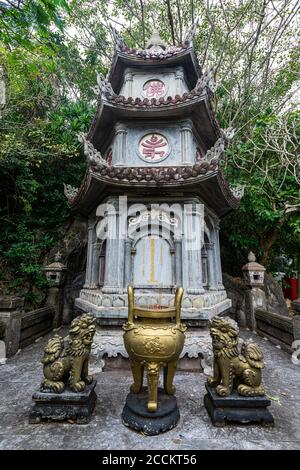 Vietnam, Da Nang, buddhistischer Schrein in den Marmorbergen Stockfoto