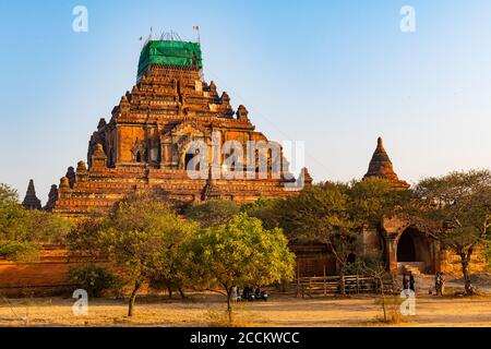 Myanmar, Mandalay Region, Bagan, Dhammayangyi Tempel in der Morgendämmerung Stockfoto