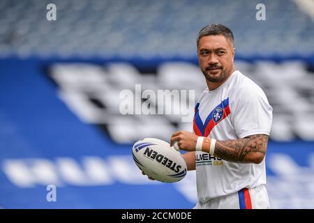 Huddersfield, UK, 22/08/2020 Wakefield Trinity's Tinirau Arona Stockfoto