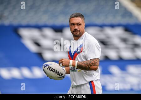 Huddersfield, UK, 22/08/2020 Wakefield Trinity's Tinirau Arona Stockfoto