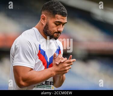 Huddersfield, UK, 22/08/2020, Wakefield Trinity's Kelepi Tanginoa Stockfoto