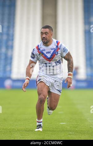 Huddersfield, UK, 22/08/2020, Wakefield Trinity's Tinirau Arona Stockfoto