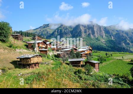 Bazgiret (Maden) Dorf in Artvin Şavşat Stockfoto