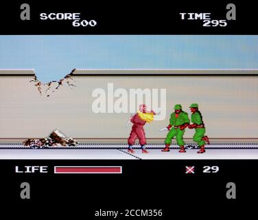 Ninja Warriors - PC Engine Videogame - nur für redaktionelle Verwendung Stockfoto