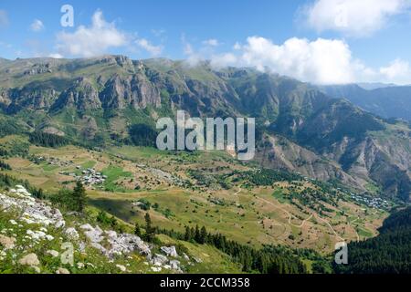 Bazgiret (Maden) Dorf in Artvin Şavşat Stockfoto