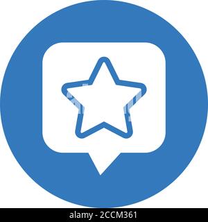Bewertung, empfohlenes Symbol - perfekte Verwendung für Printmedien, Web, Stock-Bilder, kommerzielle Nutzung oder jede Art von Design-Projekt. Stock Vektor