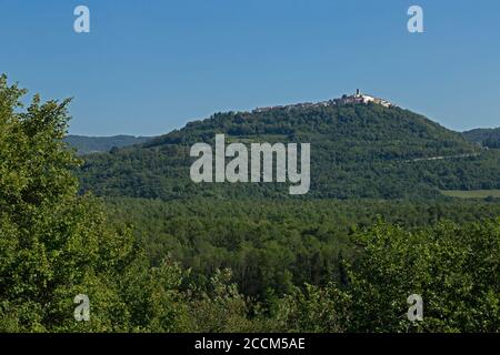 Altstadt von Motovun, Istrien, Kroatien - Altstadt von Motovun, Istrien, Kroatien Stockfoto