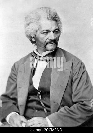 Frederick Douglass (1818-1895), ca. 1870. Stockfoto