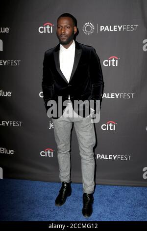 LOS ANGELES - MAR 24: Kofi Siriboe beim PaleyFest 2018 Los Angeles - Queen Sugar im Dolby Theater am 24. März 2018 in Los Angeles, CA Stockfoto