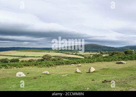 Eine Auswahl von Bildern aufgenommen in Devon, einem Teil des Südwestens von Großbritannien, ein Paradies für Urlauber, Wanderer und Ramblers mit einer atemberaubenden Landschaft. Stockfoto