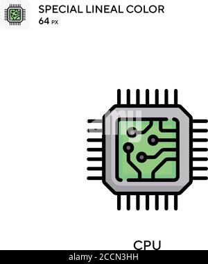 Handgezeichnetes Farbsymbol für Roboter. Moderne Vektorgrafik Konzepte. Einfach zu bearbeiten und anzupassen. Stock Vektor