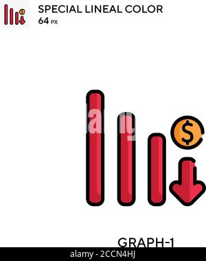 Handgezeichnetes Farbsymbol des Karussells. Moderne Vektorgrafik Konzepte. Einfach zu bearbeiten und anzupassen. Stock Vektor