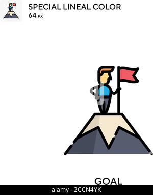 Handgezeichnetes Farbsymbol für Kelch. Moderne Vektorgrafik Konzepte. Einfach zu bearbeiten und anzupassen. Stock Vektor