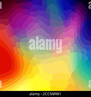 Abstrakt Regenbogen bunte Malerei Kunst mehrfarbige Flecken Hintergrund. Farbband. Verlauf. Vektorgrafik Stock Vektor