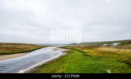 Concordia Bay, East Falkland Island Stockfoto