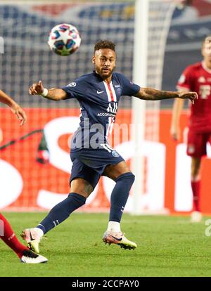 Lissabon, Lissabon, Portugal, 23. August 2020. NEYMAR, PSG 10 im Endspiel UEFA Champions League, Endturnier FC BAYERN MÜNCHEN - PARIS ST. Quelle: Peter Schatz/Alamy Live News Stockfoto