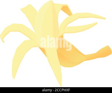 Exotische Bananenikone. Isometrisches Vektor-Symbol für exotische Bananen für Web-Design isoliert auf weißem Hintergrund Stock Vektor