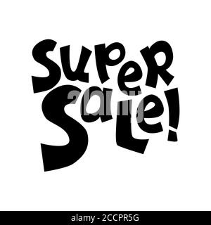 Verkauf Vektor Beschriftung Etikett auf weißem Hintergrund. Schwarzer Friday Webaufkleber. Sonderangebot Etikett im Online- oder Ladengeschäft. Super Sale Tag für discun Stock Vektor