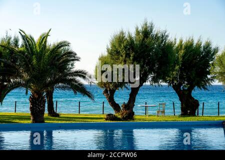 Sunprime Miramare Beach Urlaubsort in Rhodos, Griechenland Stockfoto