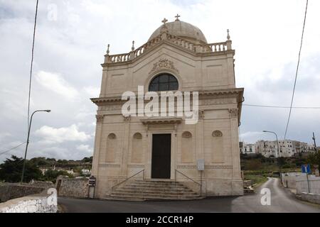 Ostuni, Italien - 6. Oktober 2010: Die Kirche der Madonna della Grata Stockfoto