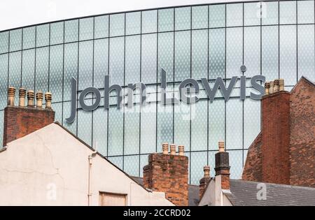 Der John Lewis Birmingham Store in Grand Central (ehemals New Street) Station. Kürzlich wurde bekannt gegeben, dass der 2015 eröffnete Laden in diesem Jahr dauerhaft schließen wird. Stockfoto