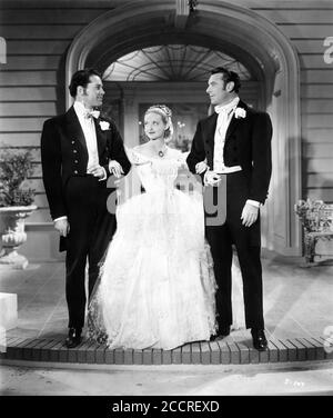 HENRY FONDA BETTE DAVIS und GEORGE BRENT in JEZEBEL 1938 Regisseur WILLIAM WYLER aus dem Stück von Owen Davis Musik Max Steiner kostümiert Orry-Kelly Warner Bros. Stockfoto