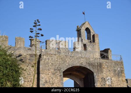 Convento de Cristo außerhalb Details des Klosters Christi Tomar Portugal Stockfoto