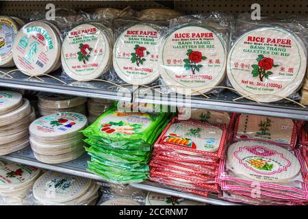 Orlando Florida, Little Saigon, East Colonial Drive, Phuoc Loc Tho Super Oriental Market, Asiaten, ethnische Einwanderer Minderheit, Essen, Einkaufen Stockfoto