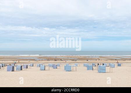 Der Strand von Soulac, in der Nähe von Lacanau in Medoc, Frankreich Stockfoto