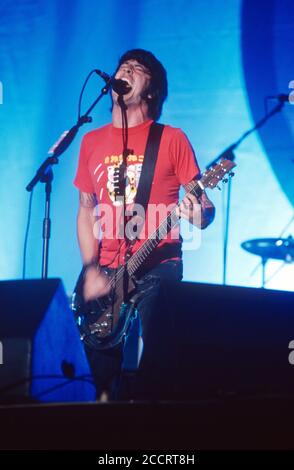 Foo Fighters beim Reading Festival 2002, Reading, Berkshire, England, Großbritannien Stockfoto