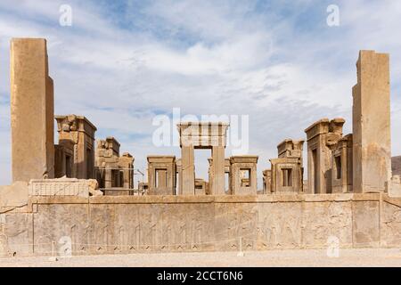 Persepolis Tachara oder Palast von Darius dem Großen in Persepolis, Iran Stockfoto