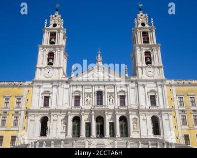 Basilika des Mafra National Palace Stockfoto