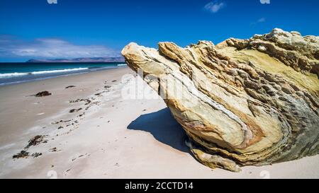 Der Strand von Skunk Point, Santa Rosa Island, Channel Islands National Park, Kalifornien USA Stockfoto