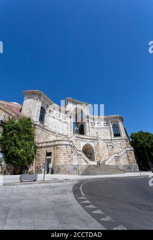 Cagliari, Italien - 07 15 2020: Bastion von Saint Remy in Cagliari auf der Insel Sardinien, Italien. Stockfoto