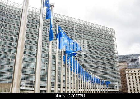 Brüssel, BELGIEN - : Sitz der Europäischen Kommission in Brüssel, Belgien, Europa Stockfoto