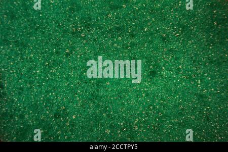 Eine Nahaufnahme einer grünen, sprudelnden Struktur Stockfoto