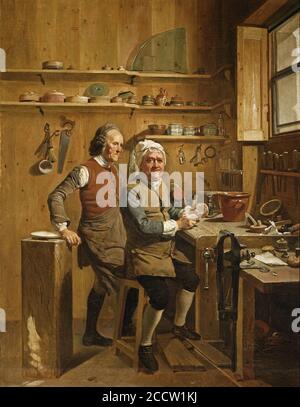 Johan Joseph Zoffany (Frankfurt 1733-London 1810) - John Cuff Stockfoto