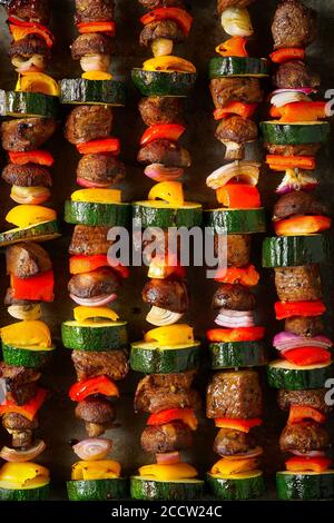Rinderschischgabob Stockfoto