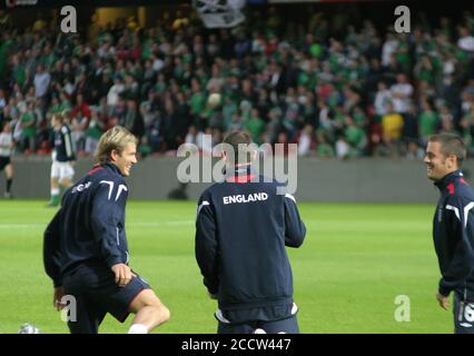 07. September 2005. Windsor Park, Belfast, Nordirland. Internationaler Fußball – 2006 FIFA Fußball-Weltmeisterschaft Gruppe 6 Qualifier, Nordirland 1 England 0. Stockfoto