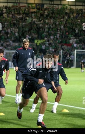 07. September 2005. Windsor Park, Belfast, Nordirland. Internationaler Fußball – 2006 FIFA Fußball-Weltmeisterschaft Gruppe 6 Qualifier, Nordirland 1 England 0. Stockfoto