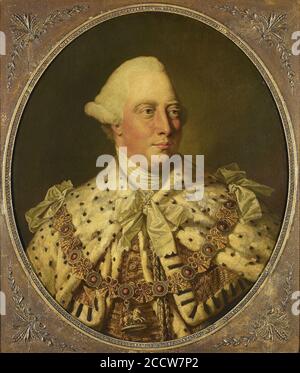 Johan Joseph Zoffany (Frankfurt 1733-London 1810) - George III (1738-1820) Stockfoto