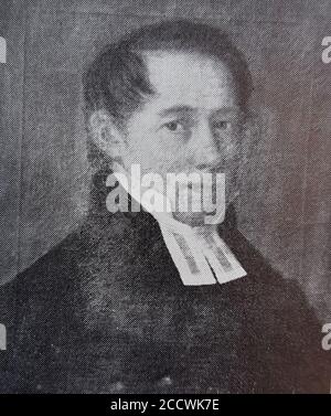 Johan Gustaf Schultz X Carl Peter Lehmann. Stockfoto