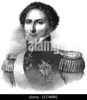 Jean Baptiste Bernadotte. Stockfoto