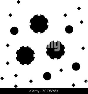 Viruserkrankung Glyphe Symbol Vektor Illustration Stock Vektor