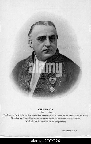 Jean-Martin Charcot (1825-1893). Stockfoto