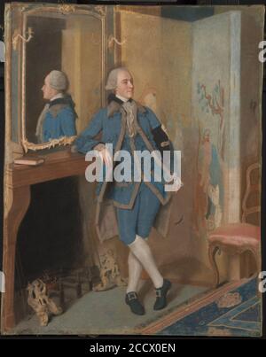 Jean-Étienne Liotard (Schweizer) - Porträt von John, Lord Mountstuart, später 4. Earl und 1. Marquess of Bute Stockfoto