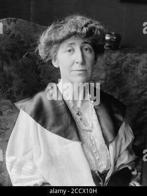 Jeannette Rankin, Bain News Service, Facing Front - Crop. Stockfoto