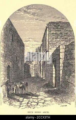 Jerusalem ecce homo Arch 1886. Stockfoto