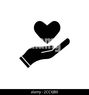 Charity Symbol Illustration, um den internationalen Tag Nächstenliebe zu gedenken. Vektor der Designvorlage Stock Vektor