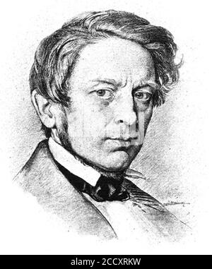 Johann Gustav Droysen. Stockfoto